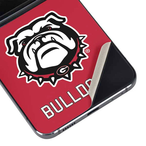 University of Georgia Bulldogs Logo Galaxy Z Flip5 5G Skin